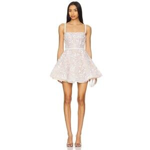 retro white mini dress Backless Mini Dress - Vintage White